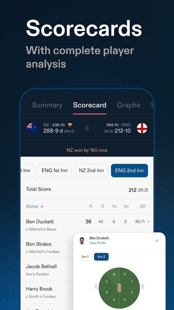 CREX - Just Cricket screenshot