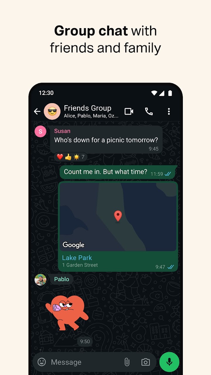 WhatsApp screenshot