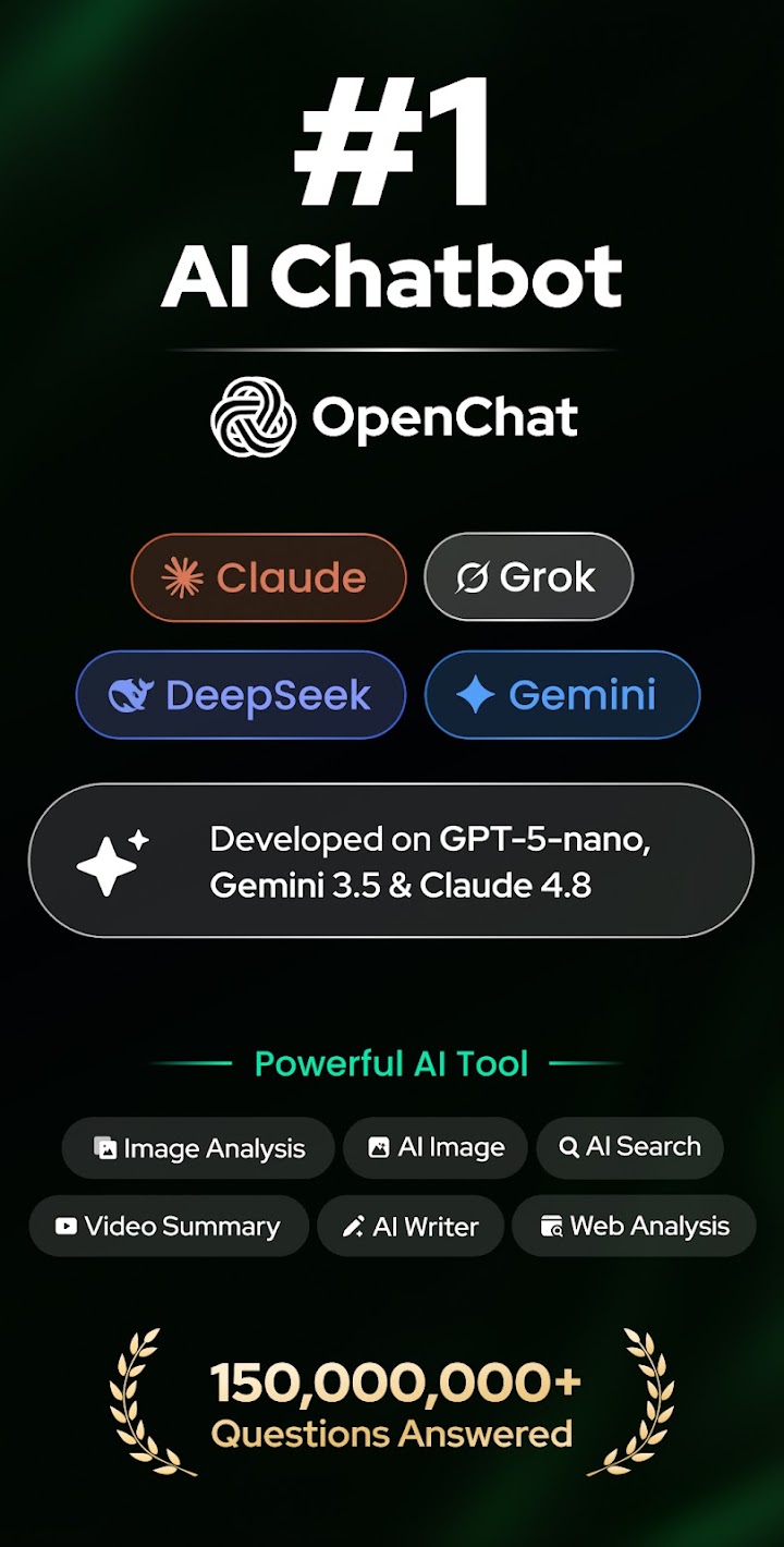 Open Chat - AI bot app screenshot