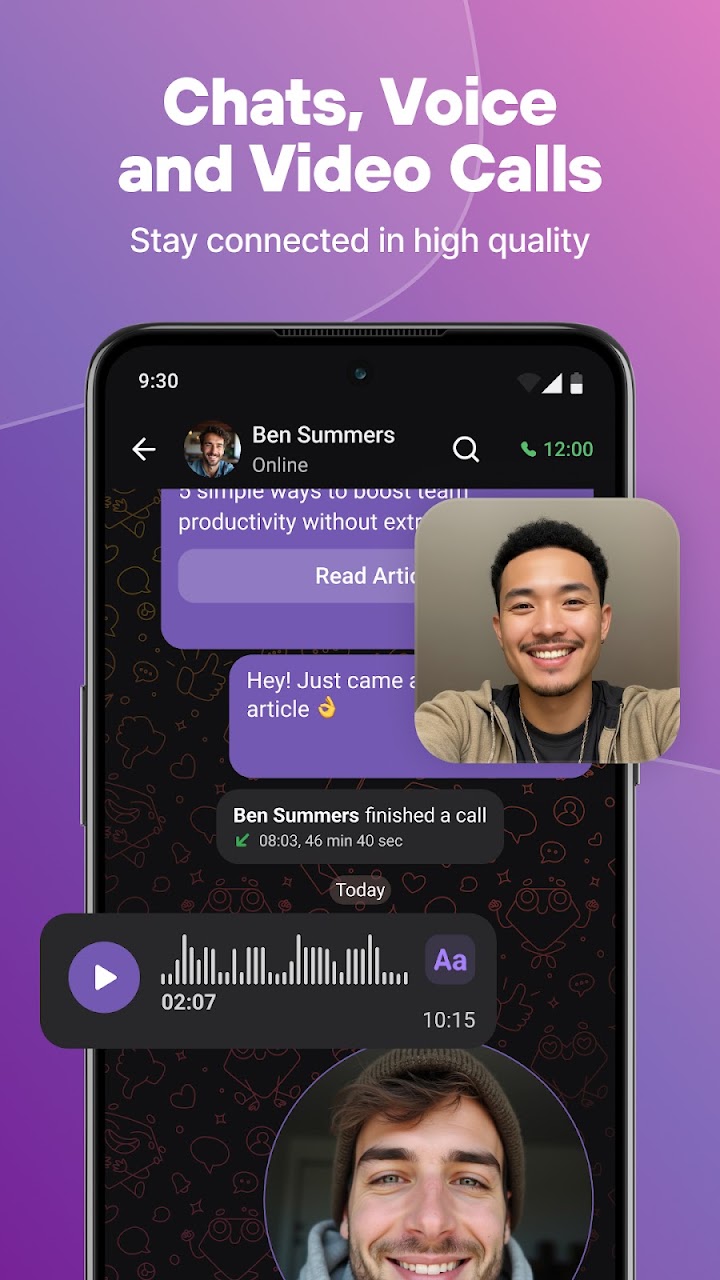 Online chat, calls - Gem Space screenshot