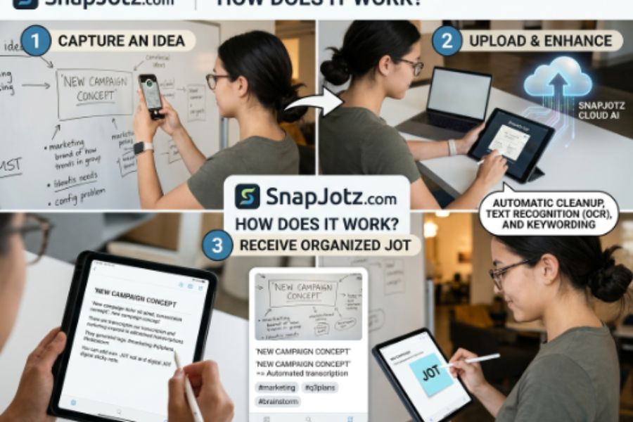 How Does SnapJotz.com Work?