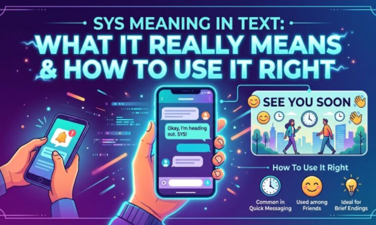 SYS Meaning in Text What It Really Means and How to Use It Right