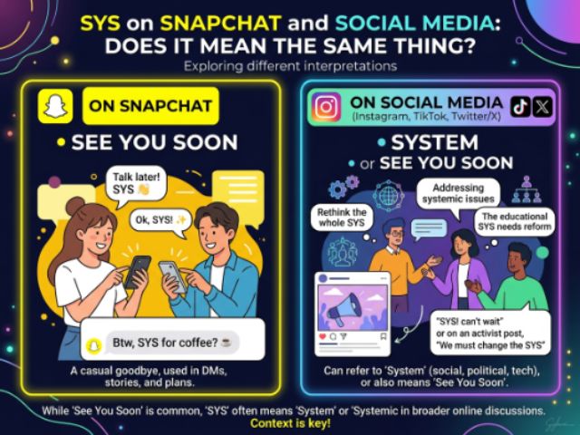 SYS on Snapchat and Social Media Does It Mean the Same Thing