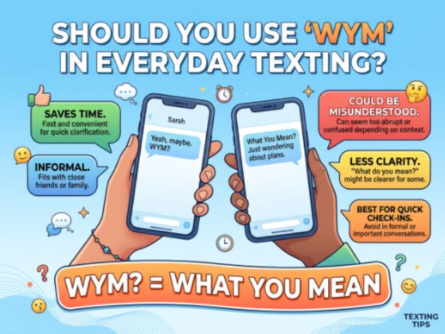Should You Use WYM in Everyday Texting