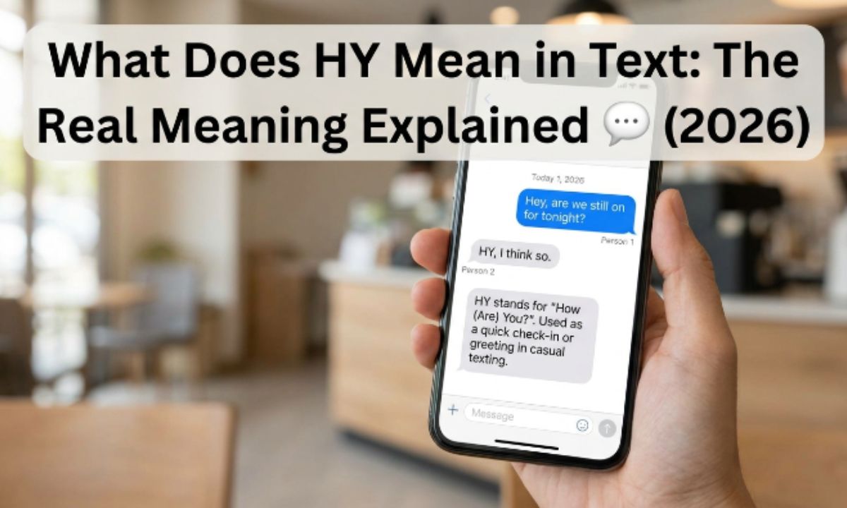What Does HY Mean in Text: The Real Meaning Explained 💬 (2026)