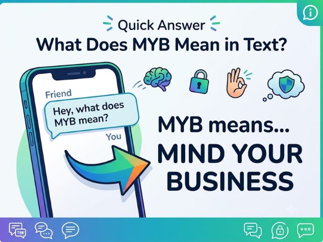 What Does MYB Mean in Text (Quick Answer)