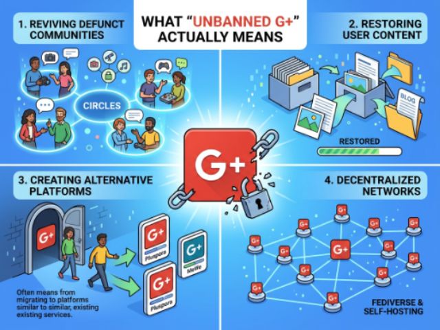 What Unbanned G+ Actually Means