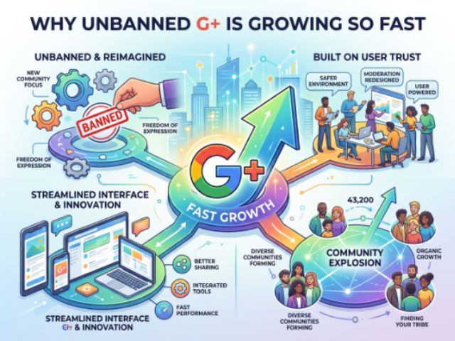 Why Unbanned G+ Is Growing So Fast