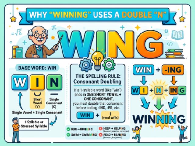 Why "Winning" Uses a Double N