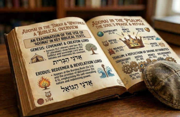Adonai in the Books of Genesis, Exodus, and Psalms