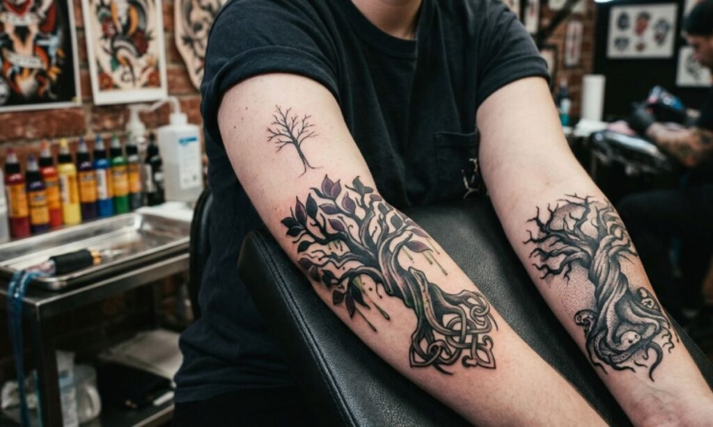 Common Design Styles for Poison Tree Tattoos