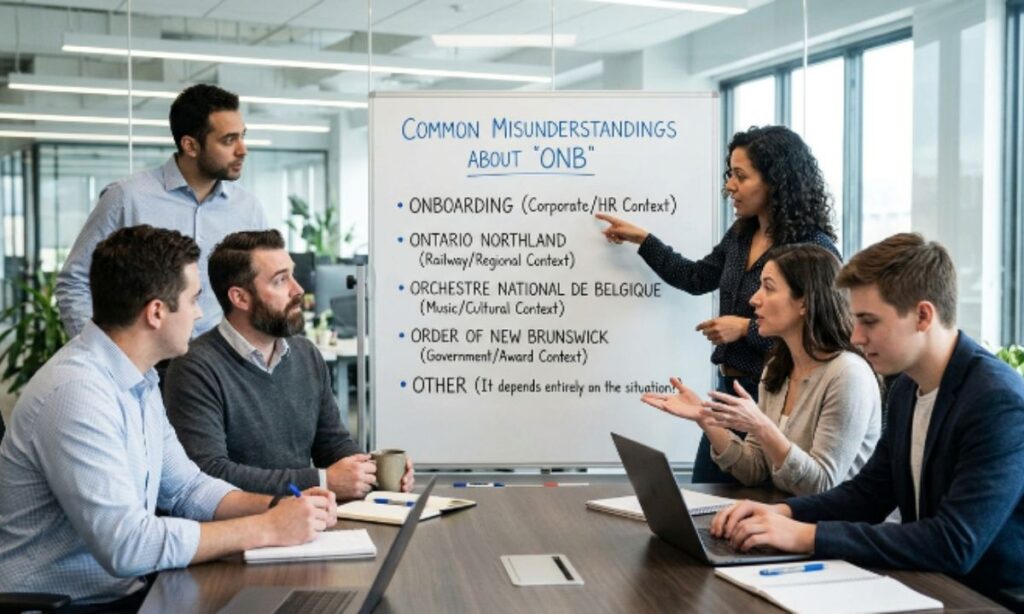 Common Misunderstandings About "onb"