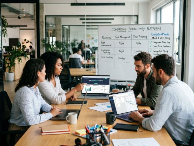 How OnlyWorkMoods com Compares With Similar Productivity Websites