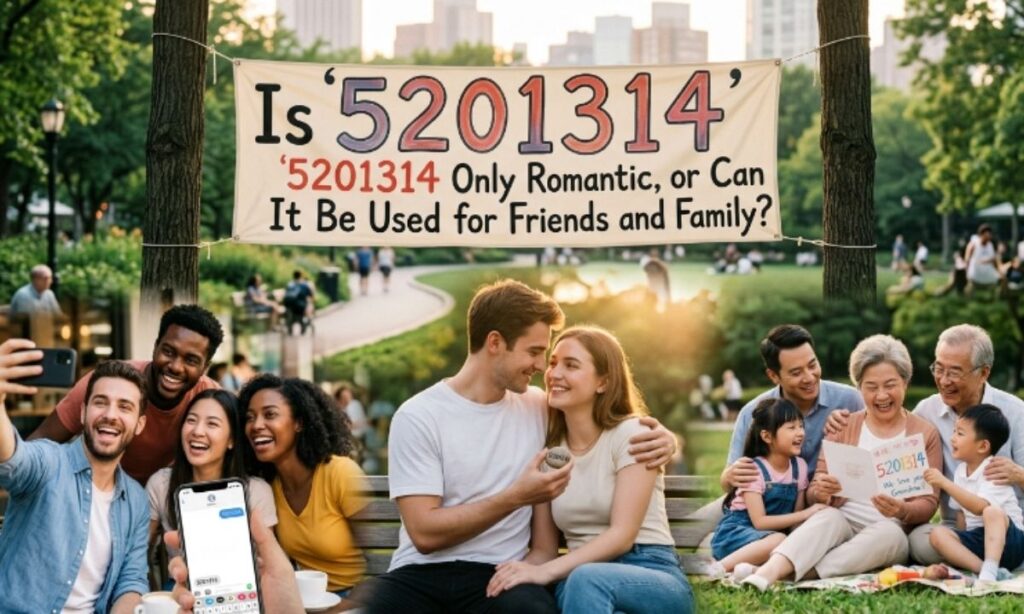 Is 5201314 Only Romantic, or Can It Be Used for Friends and Family?