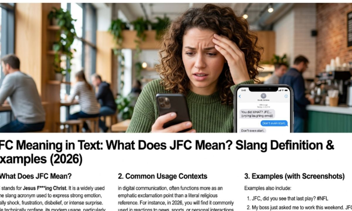JFC Meaning in Text: What Does JFC Mean? Slang Definition & Examples (2026)