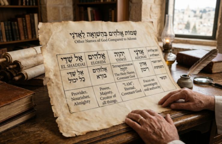 Other Names of God Compared to Adonai (El Shaddai, Elohim, YHWH)