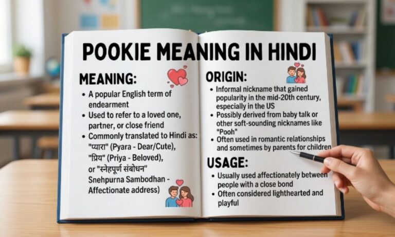 Pookie Meaning in Hindi – Pookie का मतलब, Origin और पूरी जानकारी