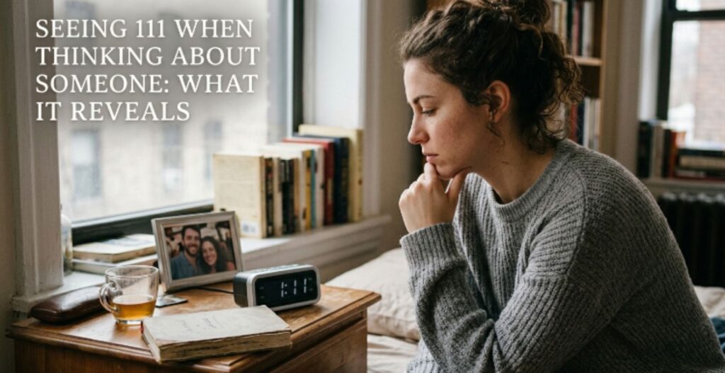 Seeing 111 When Thinking About Someone: What It Reveals