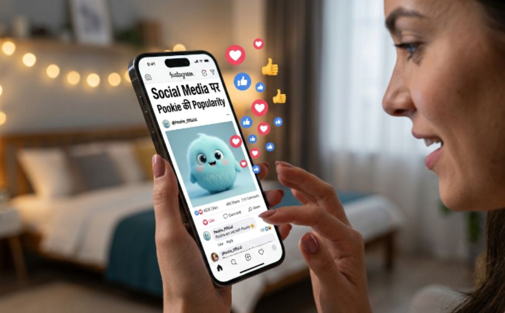 Social Media पर Pookie की Popularity