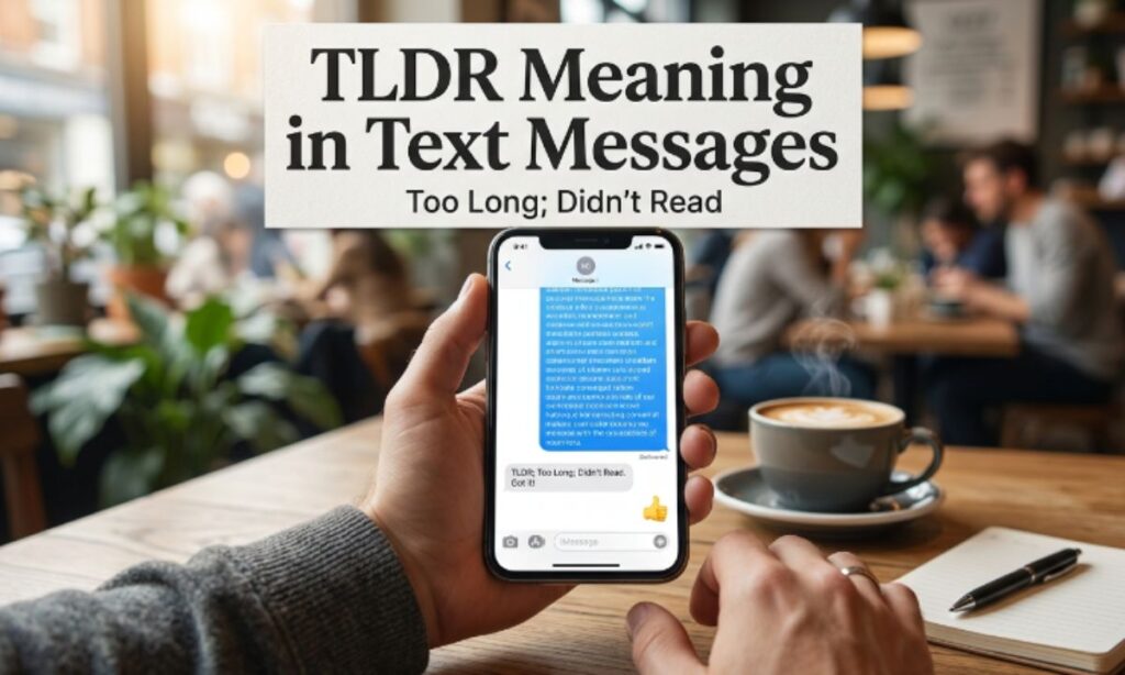 TLDR Meaning in Text Messages