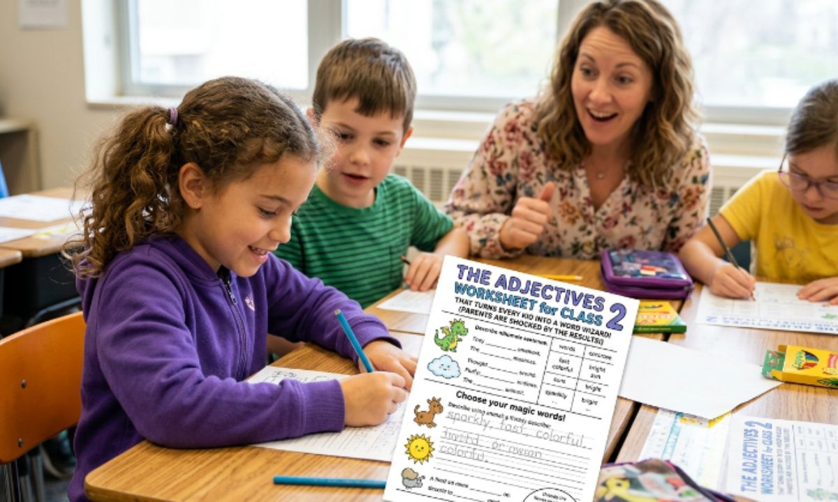 The Adjectives Worksheet for Class 2 That Turns Every Kid into a Word Wizard (Parents Are Shocked by the Results!)