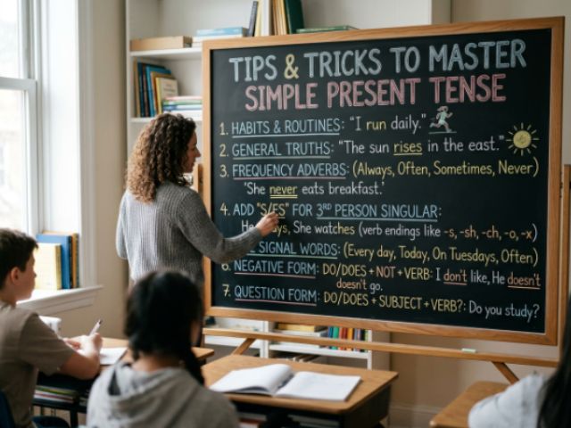 Tips and Tricks to Master Simple Present Tense