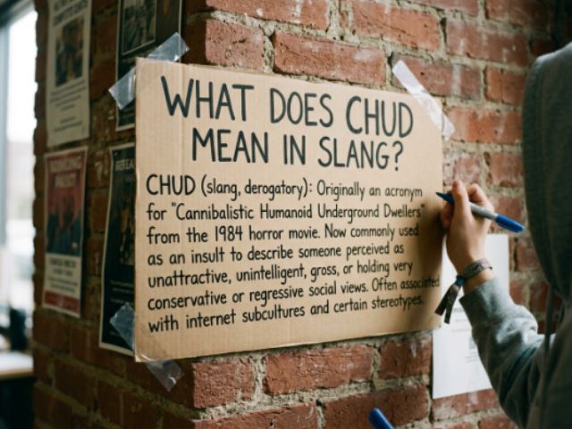 What Does Chud Mean in Slang?