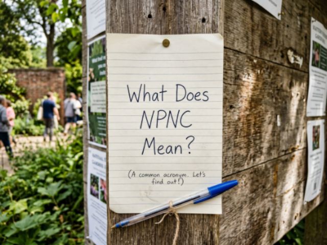 What Does NPNC Mean?