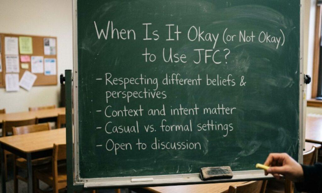 When Is It Okay (or Not Okay) to Use JFC?