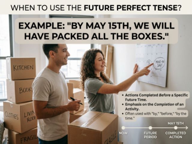 When to Use the Future Perfect Tense